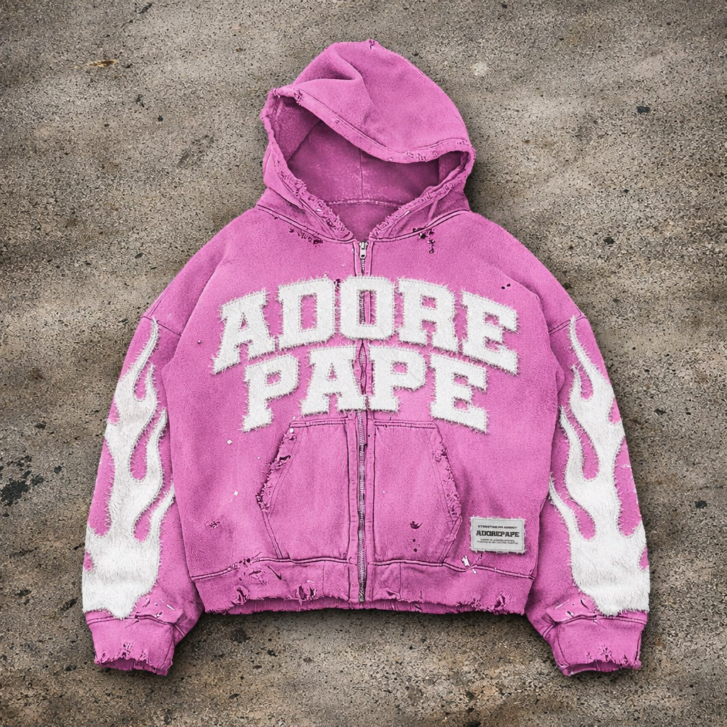 Streetwear addict Hoodie "Easter Pink"