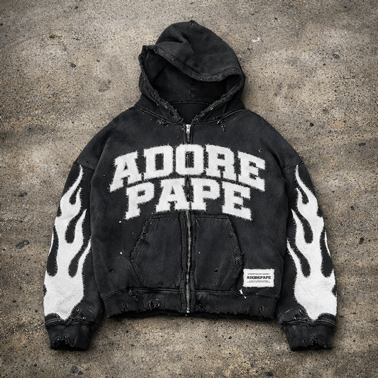 Streetwear addict Hoodie "Charcoal Black"
